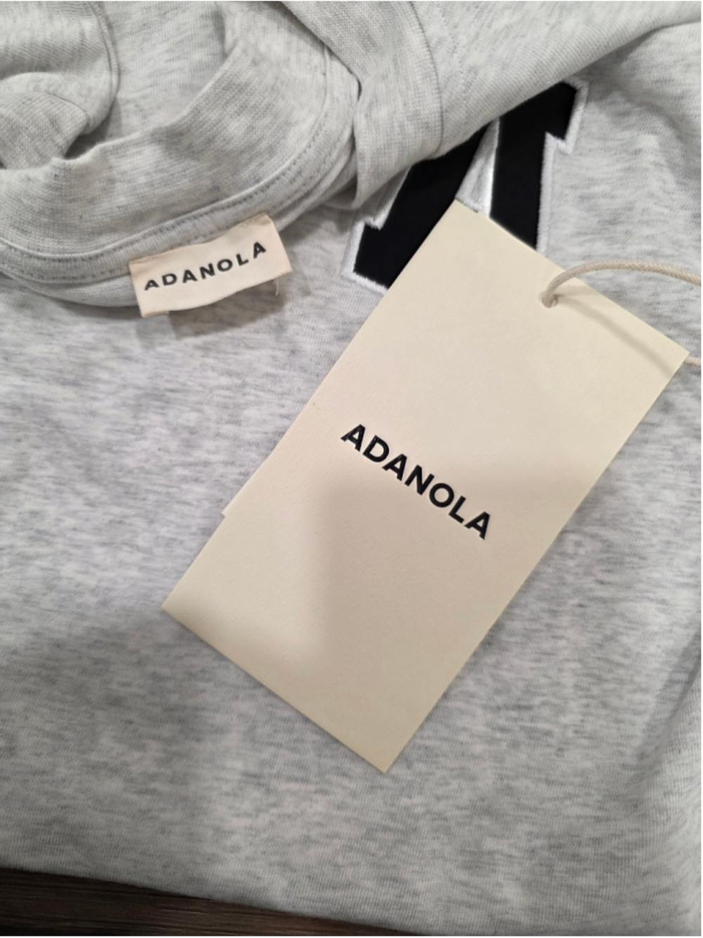 Adanola ADA Oversized T-Shirt XL Light Grey Melange Organic Cotton NWT - Picture 3 of 11